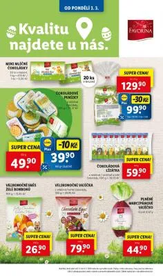 akční leták Lidl 3.3.2025-5.3.2025