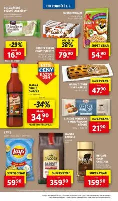akční leták Lidl 3.3.2025-5.3.2025
