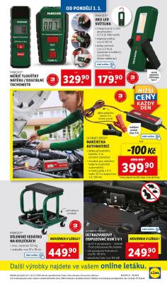 akční leták Lidl 3.3.2025-5.3.2025