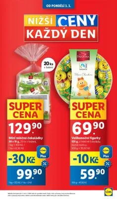 akční leták Lidl 3.3.2025-5.3.2025