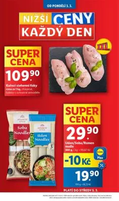 akční leták Lidl 3.3.2025-5.3.2025