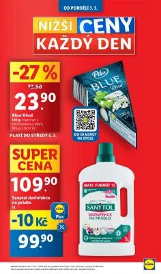 akční leták Lidl 3.3.2025-5.3.2025