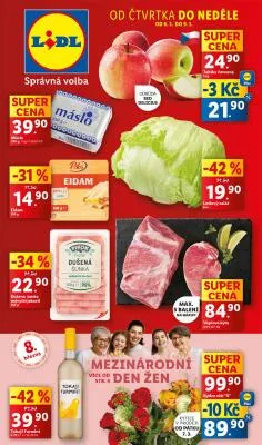 akční leták Lidl 6.3.2025-9.3.2025