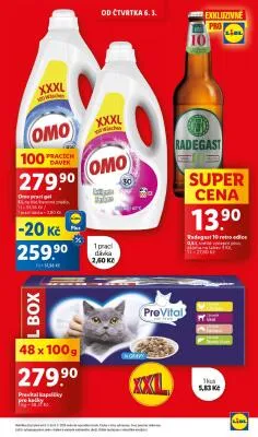 akční leták Lidl 6.3.2025-9.3.2025