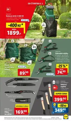 akční leták Lidl 6.3.2025-9.3.2025