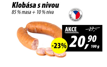Klobása s nivou