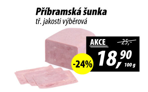 Šunka výběrová příbramská