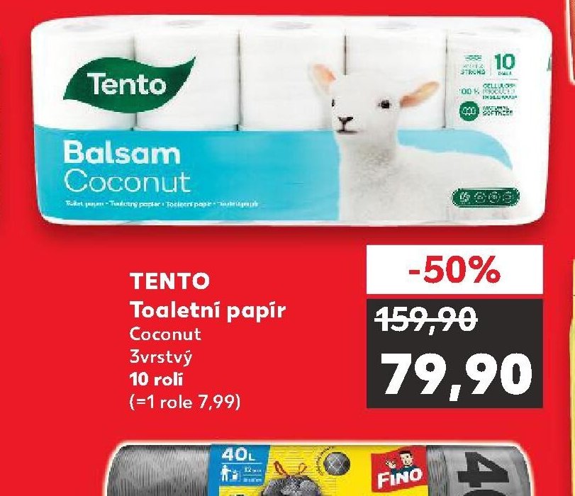 TENTO Toaletní papír Coconut