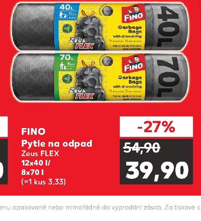 FINO Pytle na odpad