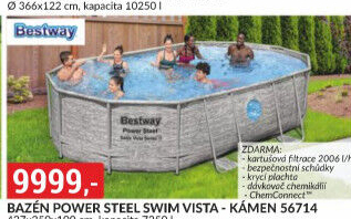 Bazén Power Steel Vista Bestway