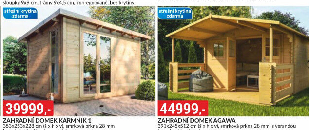 ZAHRADNÍ DOMKY
