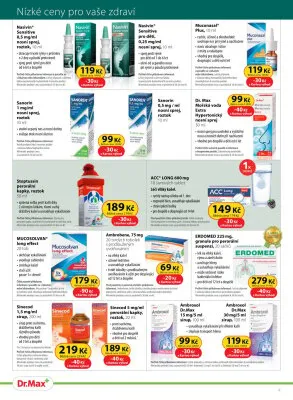 akční leták Dr. Max 1.3.2025-31.3.2025