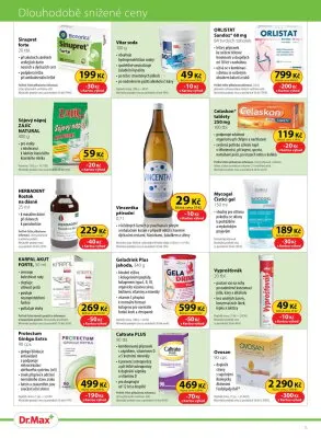 akční leták Dr. Max 1.3.2025-31.3.2025