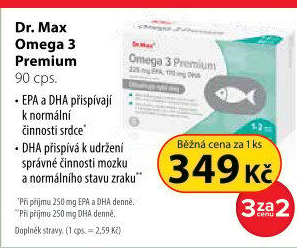 Doplněk stravy Omega 3 Premium Dr.Max