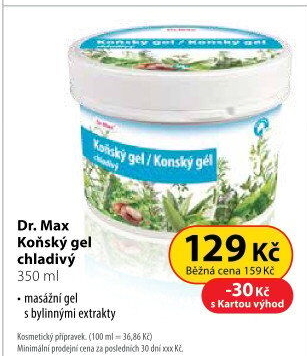 Dr. Max Koňský gel chladivý 350 ml