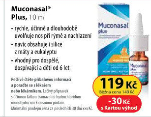 Sprej nosní Muconasal Plus