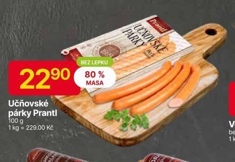 Učňovské párky Prantl