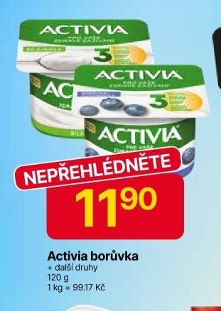 Activia borůvka