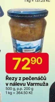 Řezy z pečenáčů v nálevu Varmuža