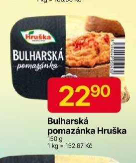 Bulharská pomazánka Hruška