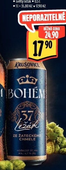 Krušovice Bohém (plechovka)