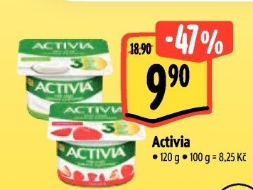 Bílý jogurt Activia Danone