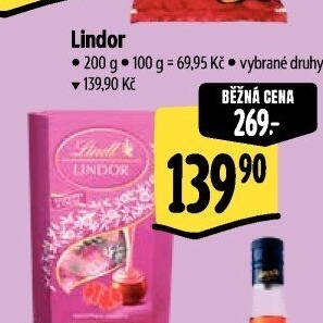 Bonboniéra Pralinky Lindor Lindt