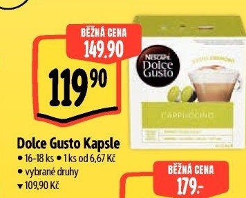 Kapsle Dolce Gusto Nescafé