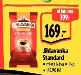 Mletá káva Standard Jihlavanka
