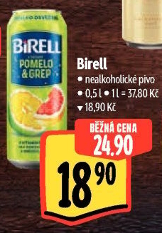Nealkoholické pivo ochucené Birell