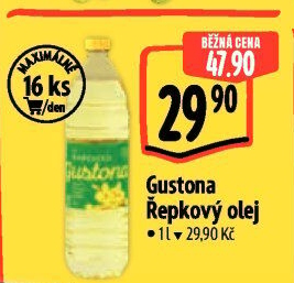 Řepkový olej Gustona