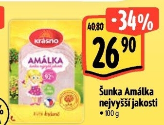 Šunka Amálka nejvyšší jakosti Krásno