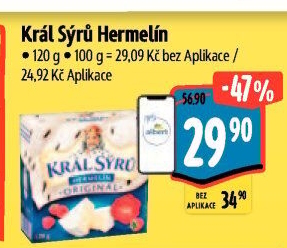 Sýr Hermelín Král sýrů