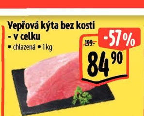 Vepřová kýta bez kosti