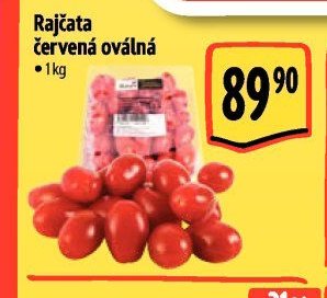 Rajčata červená oválná
