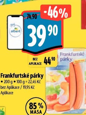 Párky frankfurtské Ponnath