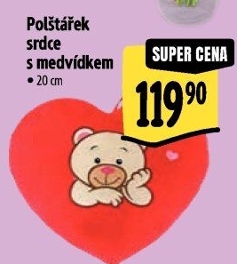 Plyšový polštářek