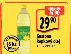 Řepkový olej Gustona