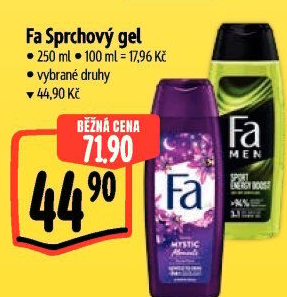 Sprchový gel Fa