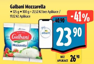 Sýr Mozzarella Galbani