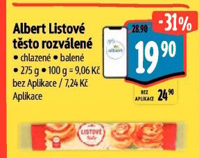 Těsto listové Albert