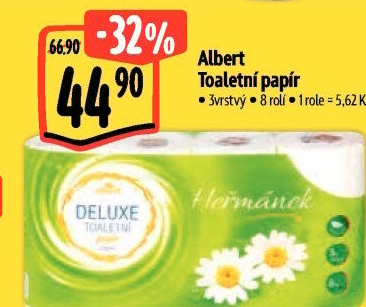 Toaletní papír 3vrstvý Albert