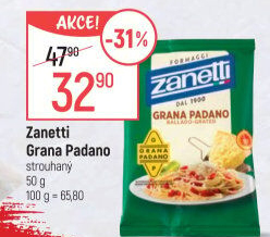 Sýr strouhaný Grana Padano Zanetti