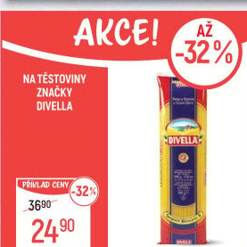 Těstoviny semolinové Divella