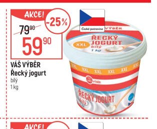 Váš výběr Řecký jogurt