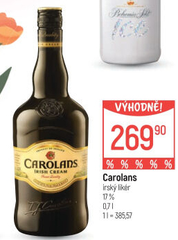 Likér irský Carolans