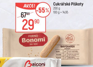 Piškoty cukrářské Bonomi
