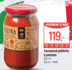 Tomatová polévka Globus