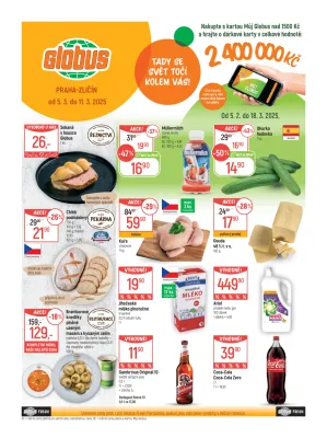 akční leták Globus 5.3.2025-11.3.2025
