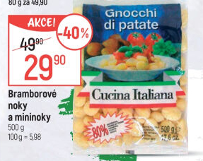 Noky bramborové mini Cucina Italiana